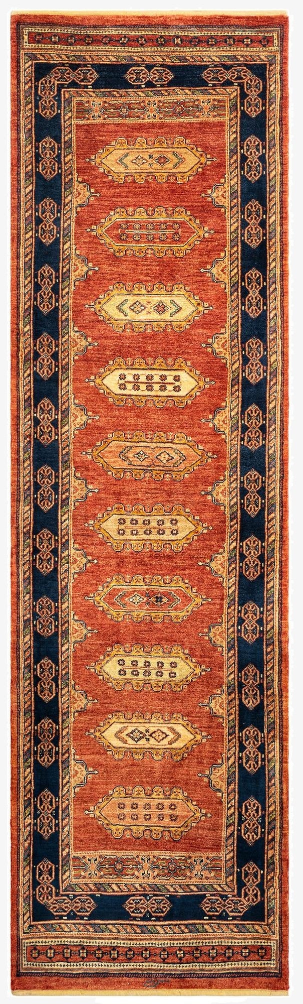  2' 9 x 9' 8 Luribaft Wool Runner Rug