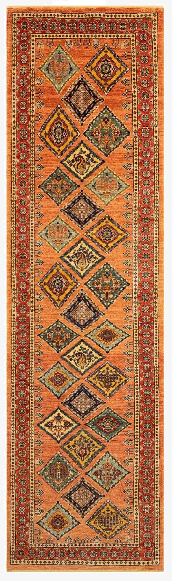  2' 9 x 9' 6 Luribaft Wool Runner Rug