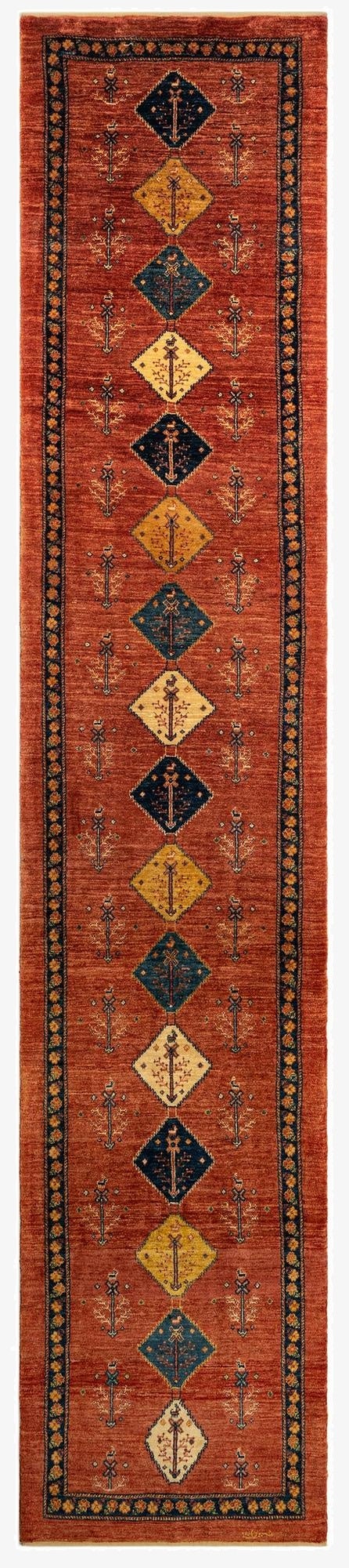  2' 9 x 13' 3 Luribaft Wool Runner Rug