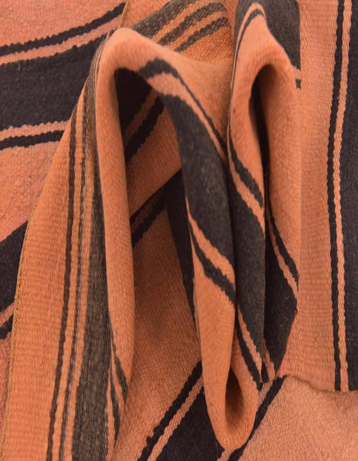 Detail image of  5' 8 x 13'  Hand Knotted Moroccan Wool Runner Rug