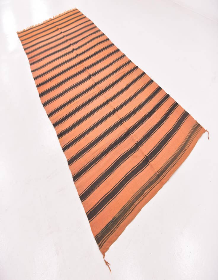 Detail image of  5' 8 x 13'  Hand Knotted Moroccan Wool Runner Rug