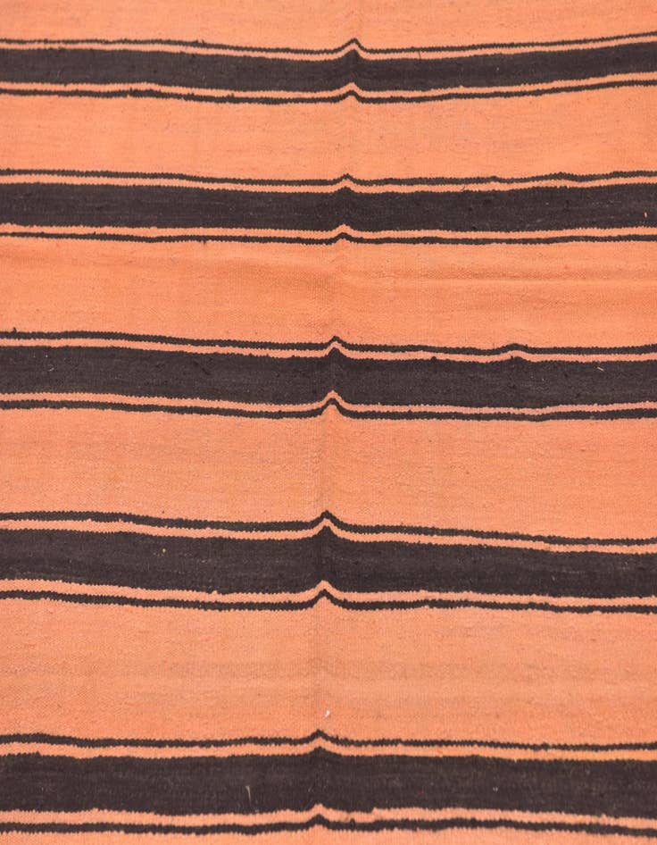 Detail image of  5' 8 x 13'  Hand Knotted Moroccan Wool Runner Rug