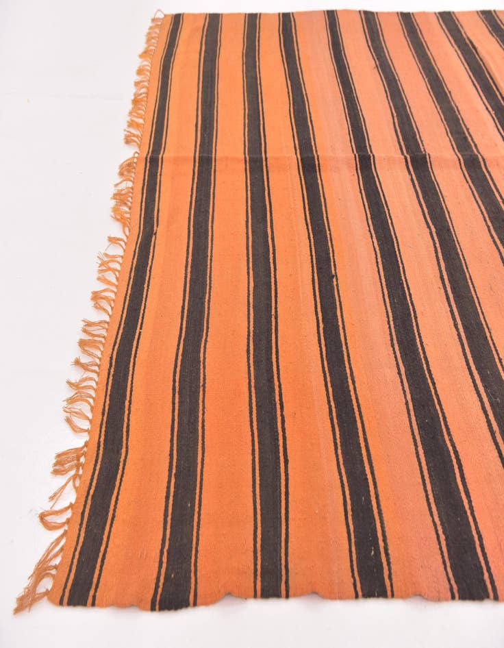 Detail image of  5' 8 x 13'  Hand Knotted Moroccan Wool Runner Rug