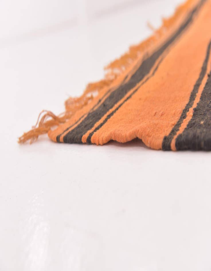 Detail image of  5' 8 x 13'  Hand Knotted Moroccan Wool Runner Rug