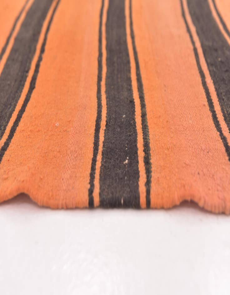 Detail image of  5' 8 x 13'  Hand Knotted Moroccan Wool Runner Rug