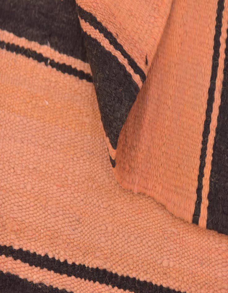 Detail image of  5' 8 x 13'  Hand Knotted Moroccan Wool Runner Rug