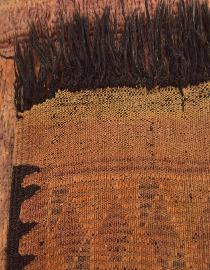 Detail image of  5' 7 x 10' 10  Hand Knotted Moroccan Wool Runner Rug