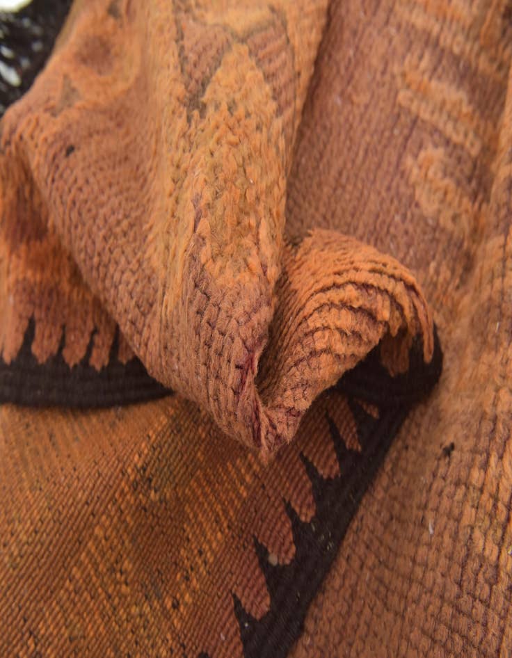 Detail image of  5' 7 x 10' 10  Hand Knotted Moroccan Wool Runner Rug