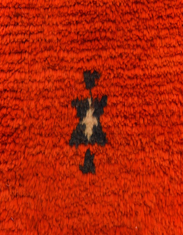 Detail image of  2' 9 x 6' 5  Hand Knotted Moroccan Wool Runner Rug