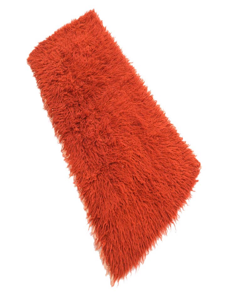 Detail image of  2' 5 x 5' 2  Hand Knotted Moroccan Wool Runner Rug