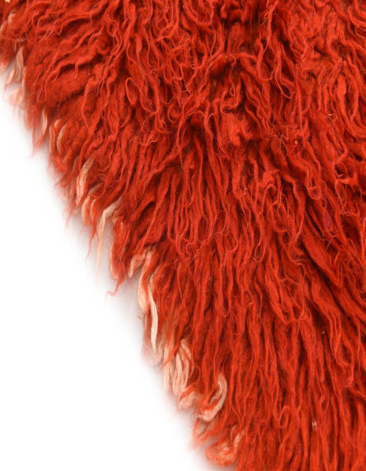 Detail image of  2' 5 x 5' 2  Hand Knotted Moroccan Wool Runner Rug