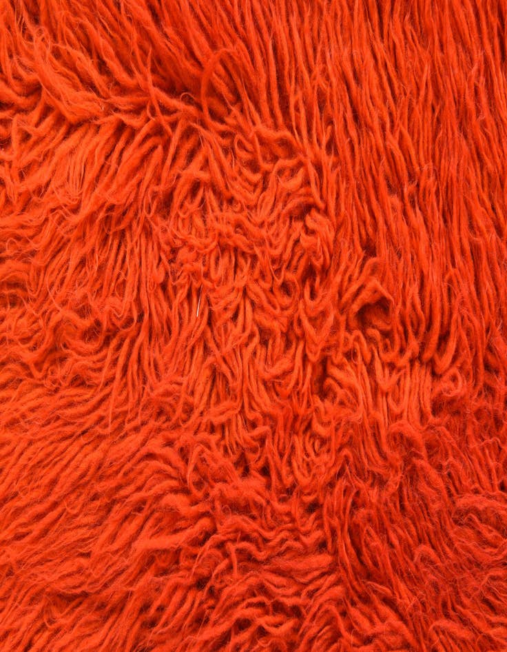 Detail image of  2' 1 x 4' 3  Hand Knotted Moroccan Wool Runner Rug