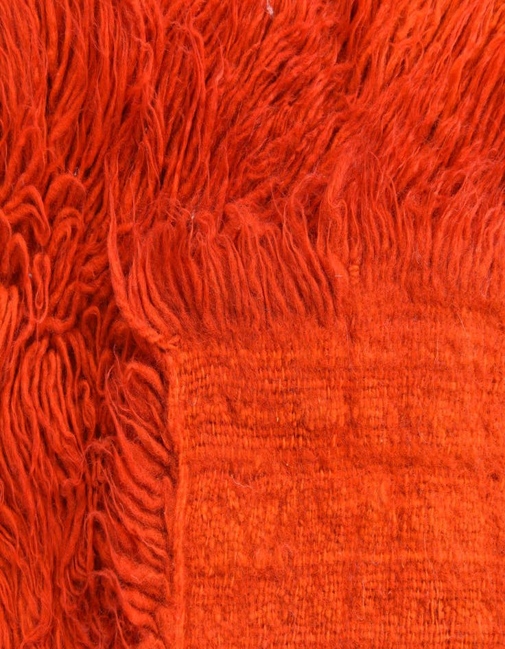 Detail image of  2' 1 x 4' 3  Hand Knotted Moroccan Wool Runner Rug