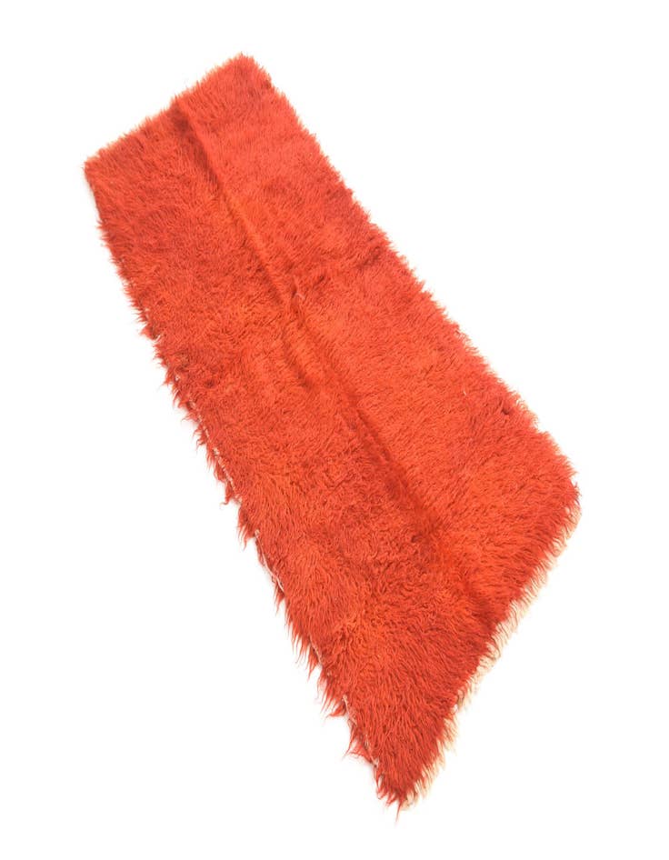 Detail image of  2' 1 x 4' 7  Hand Knotted Moroccan Wool Runner Rug