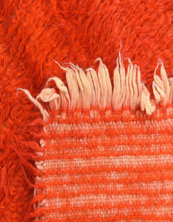 Detail image of  2' 1 x 4' 7  Hand Knotted Moroccan Wool Runner Rug