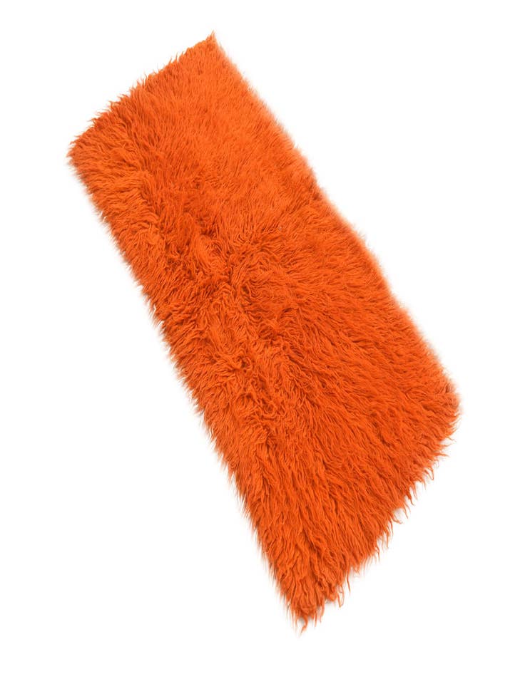 Detail image of  2' x 4'  Hand Knotted Moroccan Wool Runner Rug