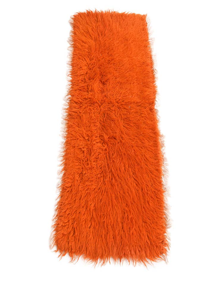 Detail image of  2' x 4'  Hand Knotted Moroccan Wool Runner Rug