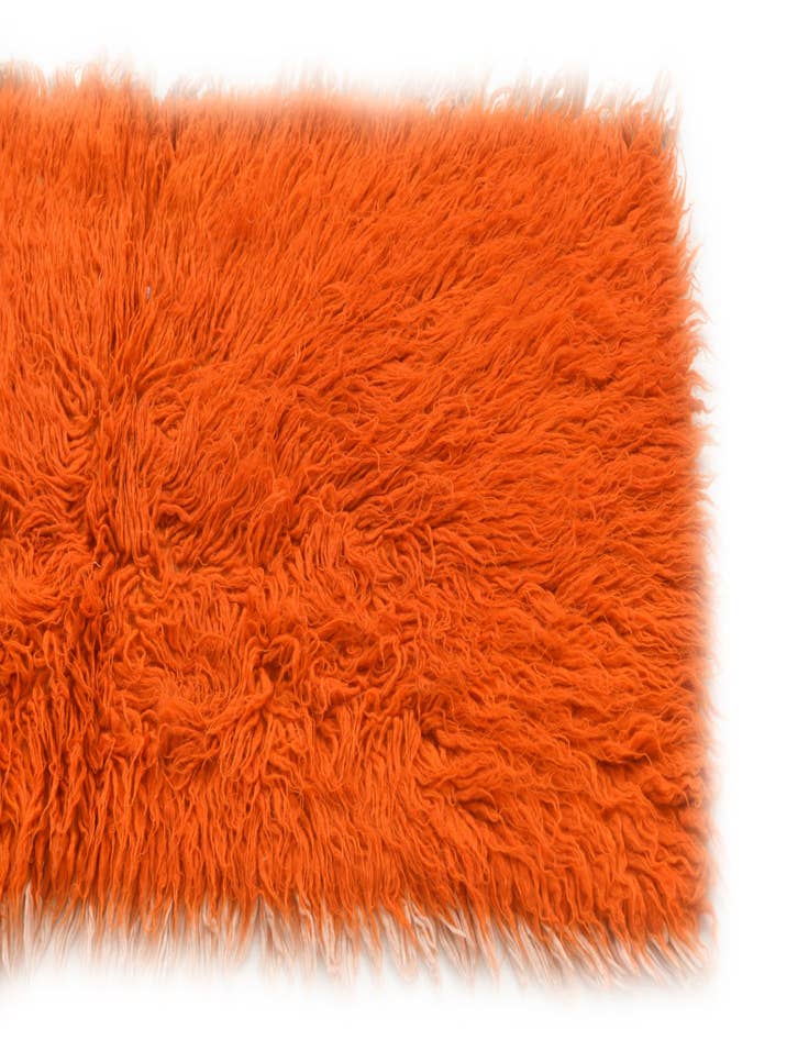 Detail image of  2' x 4'  Hand Knotted Moroccan Wool Runner Rug