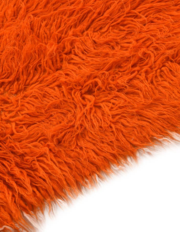 Detail image of  2' x 4'  Hand Knotted Moroccan Wool Runner Rug