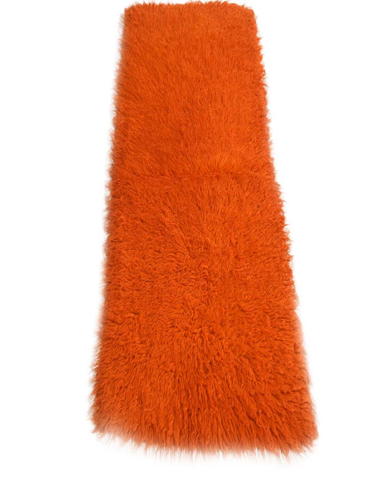 Detail image of  2' 2 x 4' 7  Hand Knotted Moroccan Wool Runner Rug