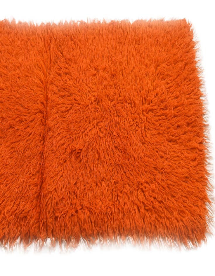 Detail image of  2' 2 x 4' 7  Hand Knotted Moroccan Wool Runner Rug