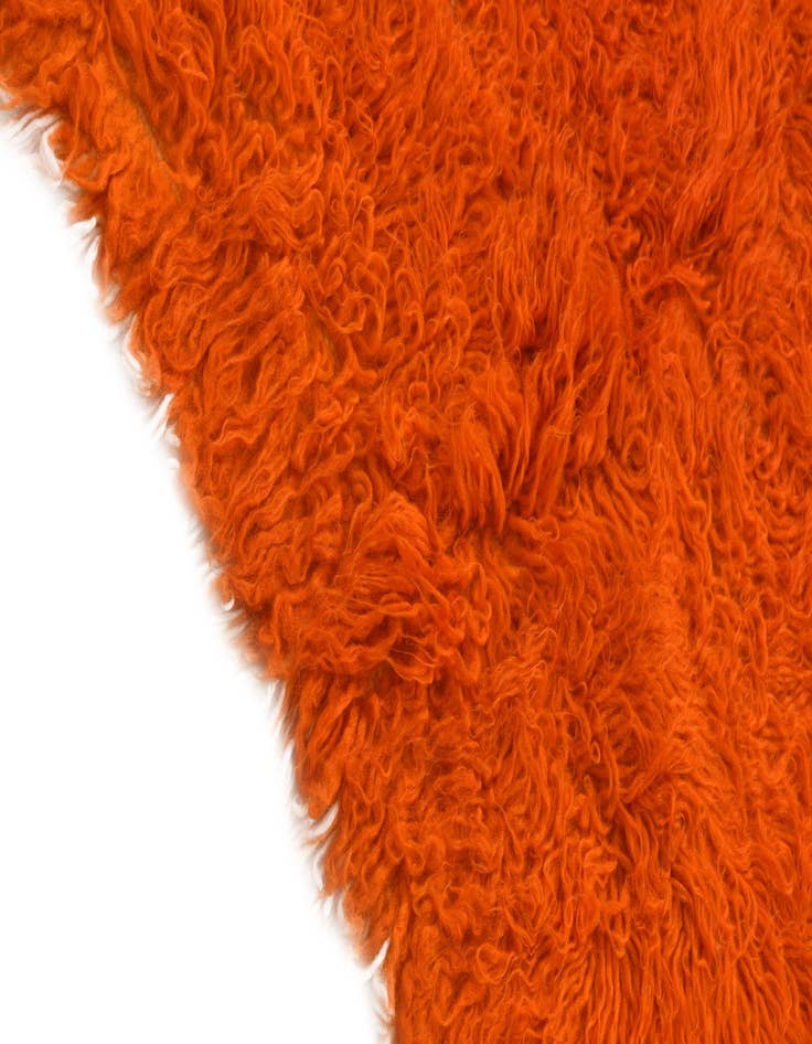 Detail image of  2' 1 x 4'  Hand Knotted Moroccan Wool Runner Rug