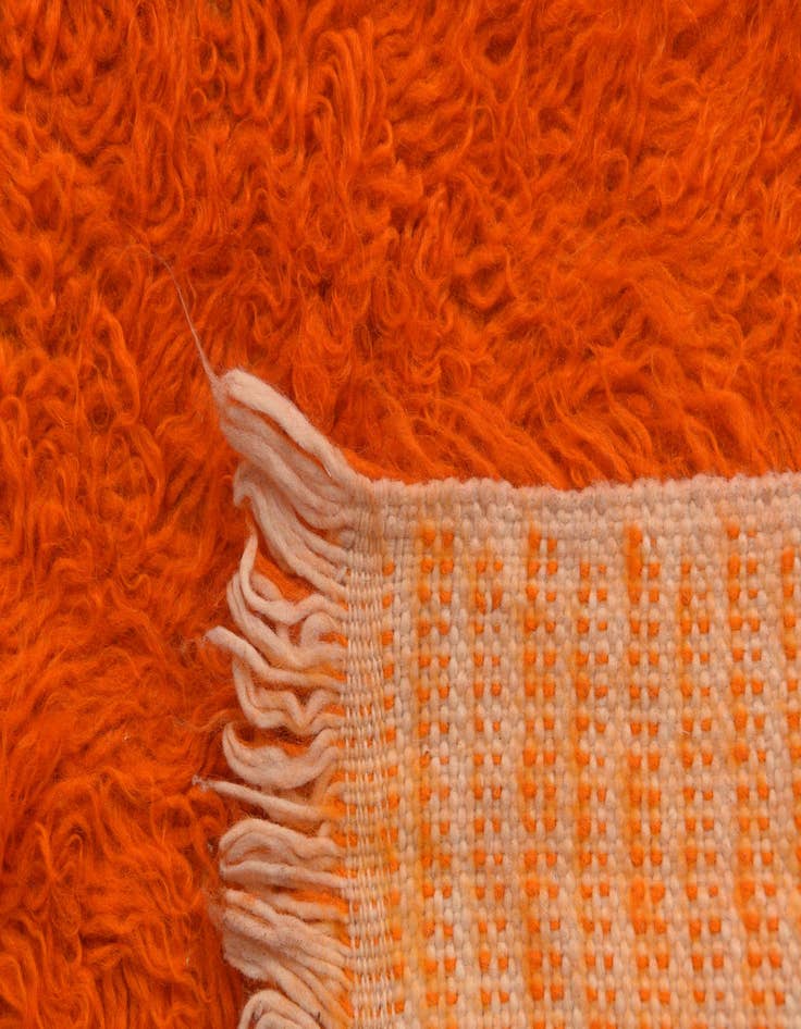 Detail image of  2' 1 x 4'  Hand Knotted Moroccan Wool Runner Rug