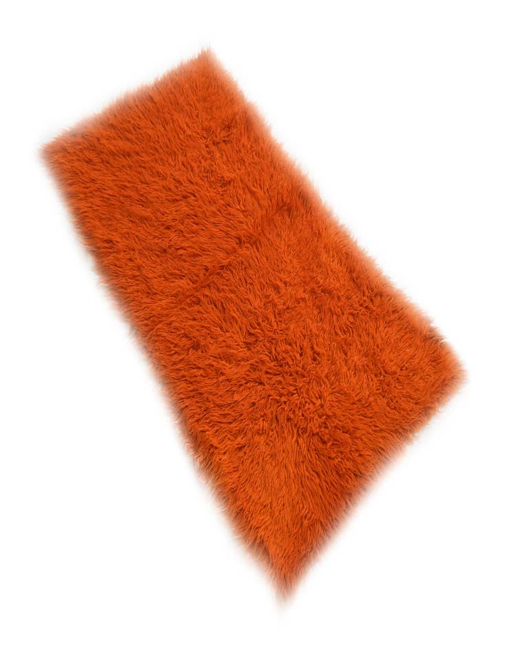 Detail image of  2' 4 x 4' 5  Hand Knotted Moroccan Wool Runner Rug