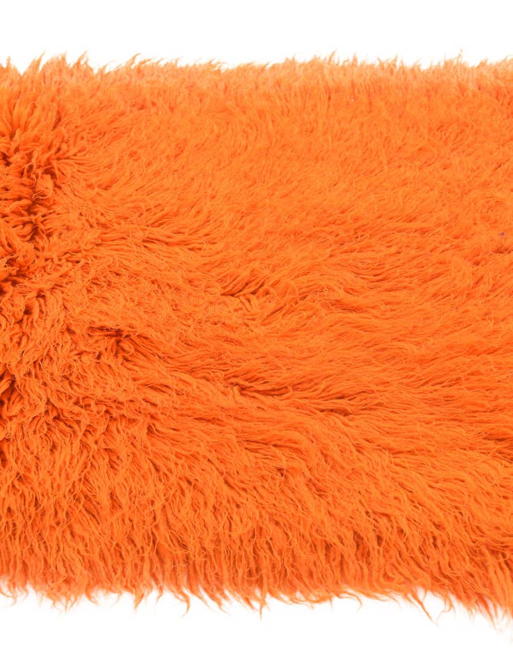 Detail image of  2' 7 x 4' 9  Hand Knotted Moroccan Wool Runner Rug