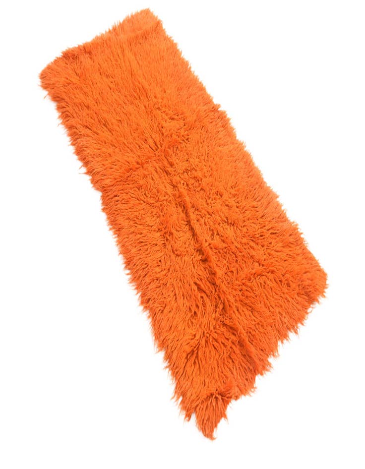 Detail image of  2' 2 x 4' 7  Hand Knotted Moroccan Wool Runner Rug