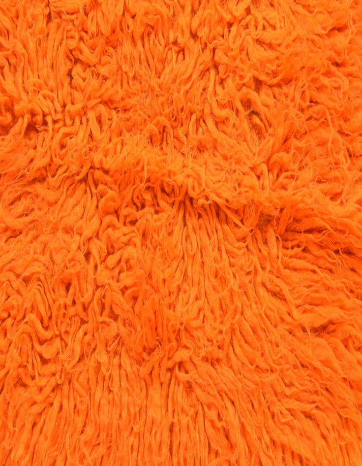 Detail image of  2' 2 x 4' 7  Hand Knotted Moroccan Wool Runner Rug