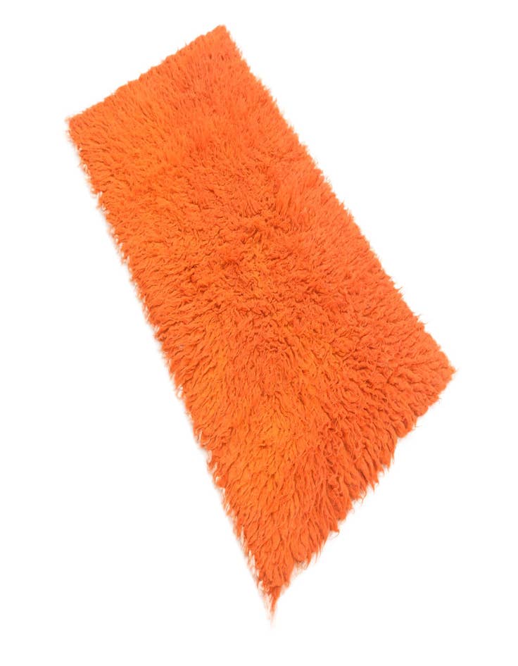 Detail image of  2' 1 x 4'  Hand Knotted Moroccan Wool Runner Rug