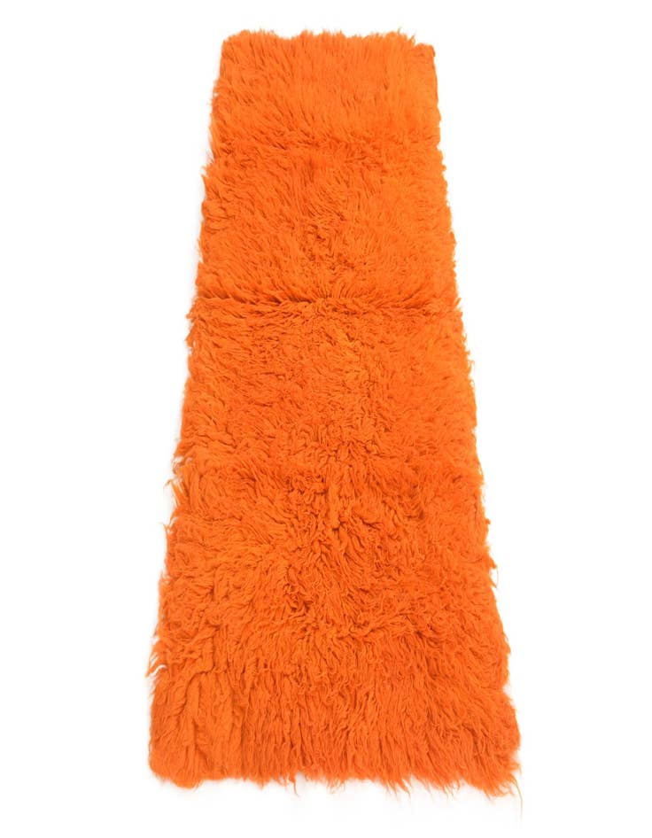 Detail image of  2' 3 x 4' 8  Hand Knotted Moroccan Wool Runner Rug