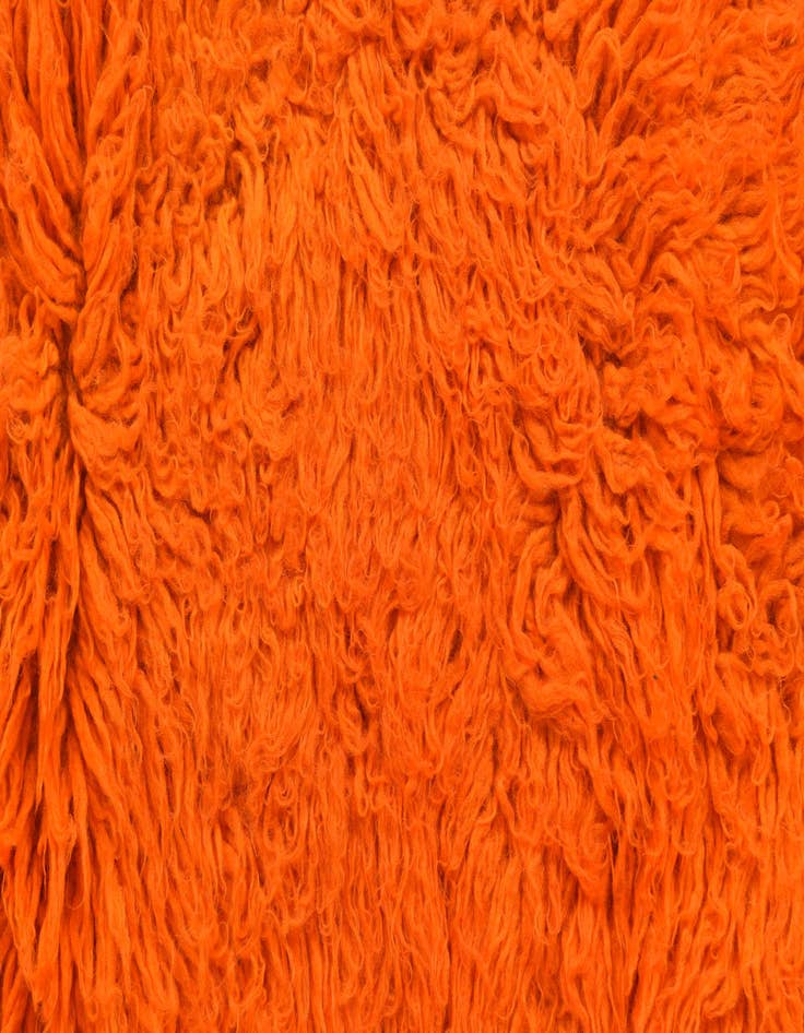 Detail image of  2' 3 x 4' 8  Hand Knotted Moroccan Wool Runner Rug