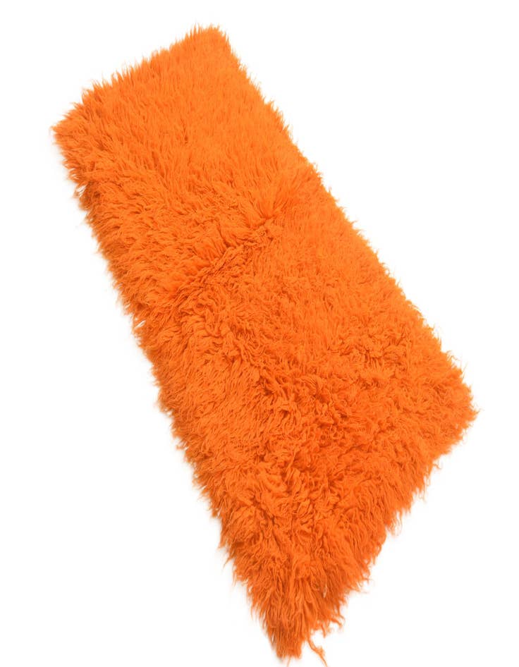 Detail image of  2' 4 x 4' 7  Hand Knotted Moroccan Wool Runner Rug