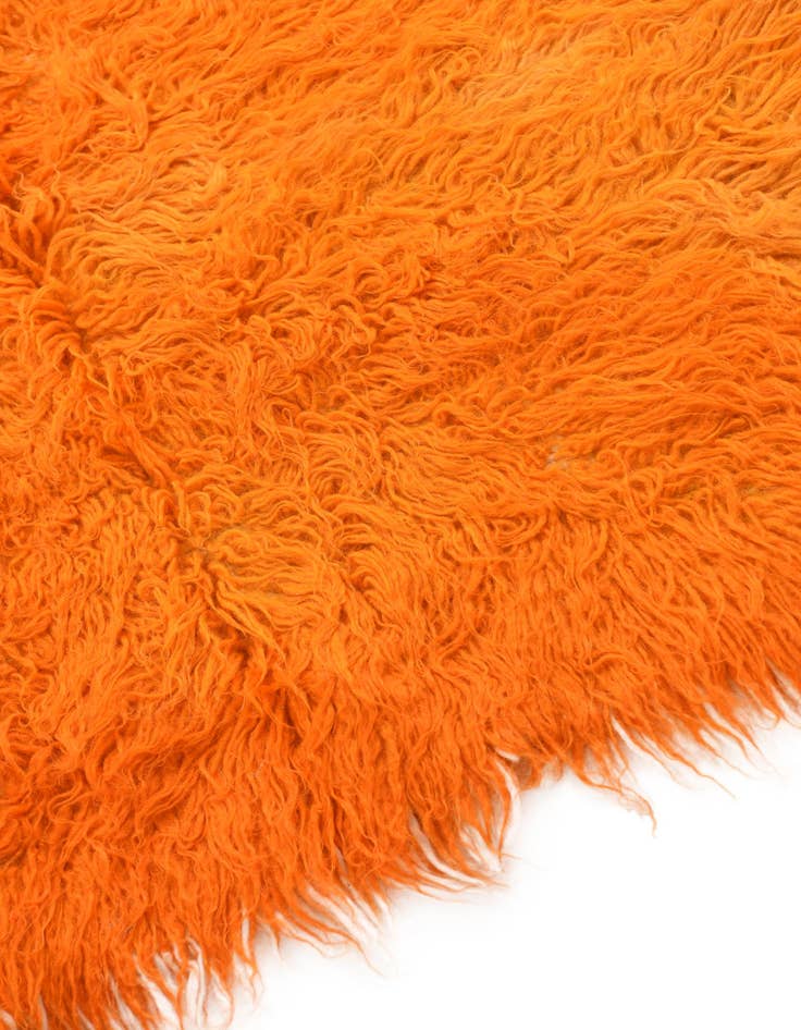 Detail image of  2' 4 x 4' 7  Hand Knotted Moroccan Wool Runner Rug