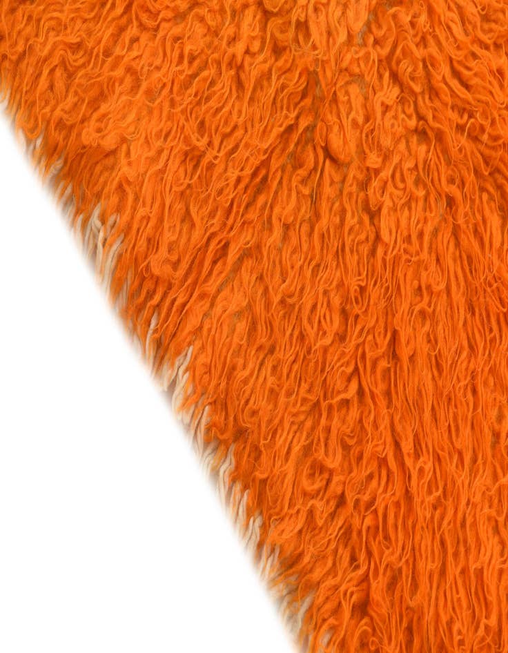 Detail image of  2' 2 x 4' 6  Hand Knotted Moroccan Wool Runner Rug