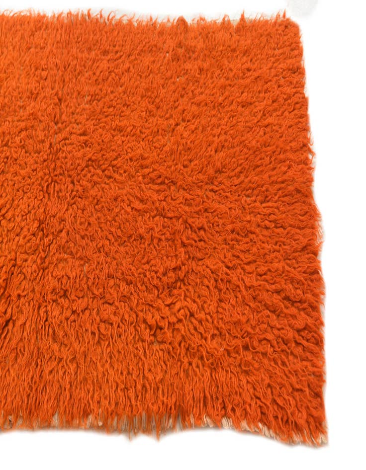 Detail image of  2' 3 x 4' 2  Hand Knotted Moroccan Wool Runner Rug