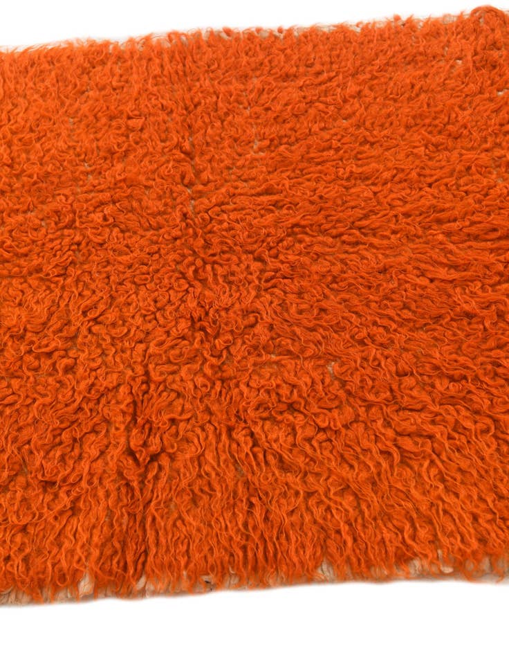 Detail image of  2' 3 x 4' 2  Hand Knotted Moroccan Wool Runner Rug