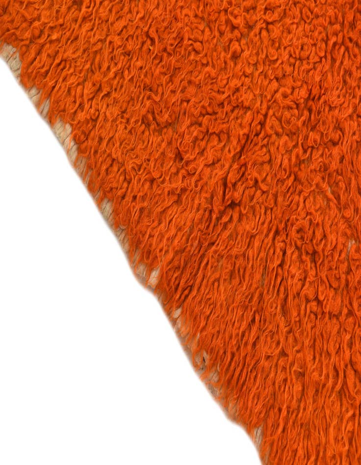 Detail image of  2' 3 x 4' 2  Hand Knotted Moroccan Wool Runner Rug