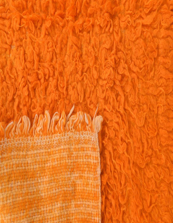 Detail image of  2' 1 x 4' 1  Hand Knotted Moroccan Wool Runner Rug