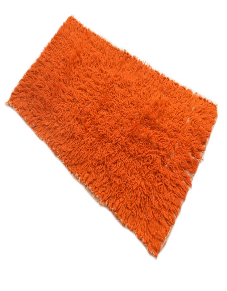 Detail image of  2' 3 x 4' 4  Hand Knotted Moroccan Wool Runner Rug