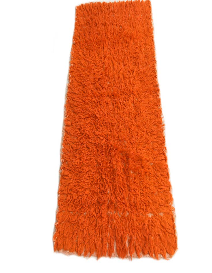 Detail image of  2' 3 x 4' 4  Hand Knotted Moroccan Wool Runner Rug