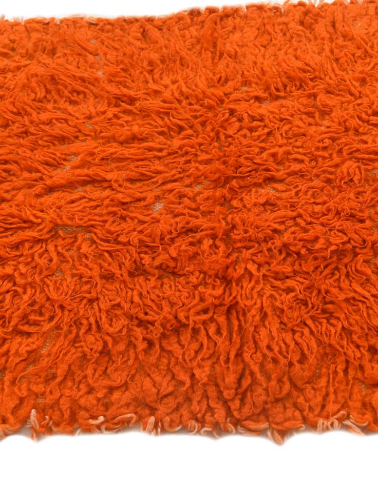 Detail image of  2' 3 x 4' 4  Hand Knotted Moroccan Wool Runner Rug