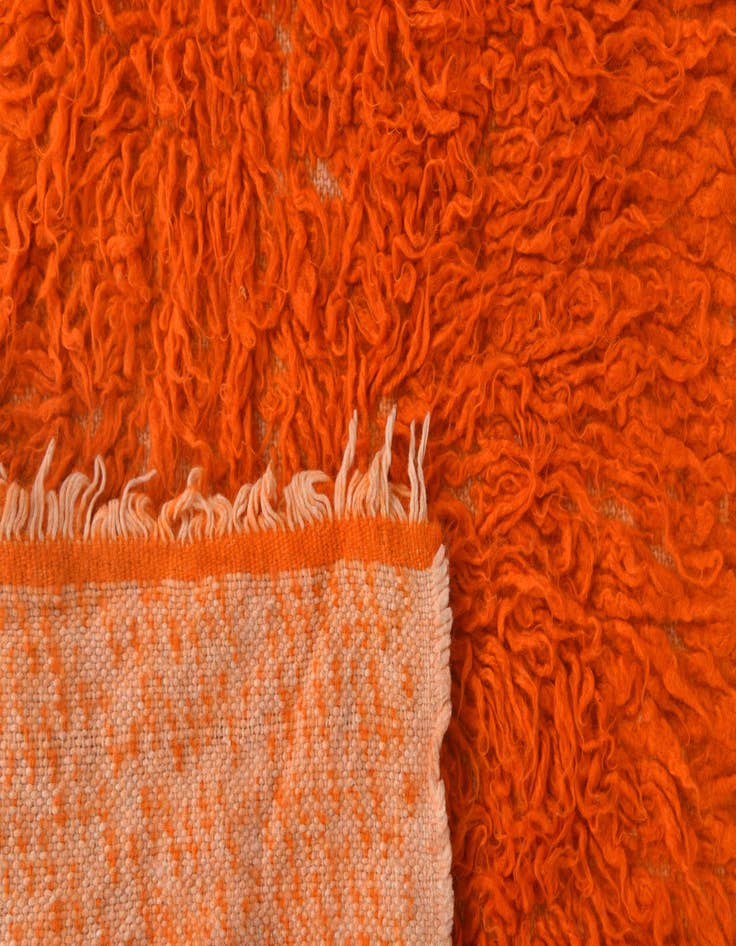 Detail image of  2' 3 x 4' 4  Hand Knotted Moroccan Wool Runner Rug