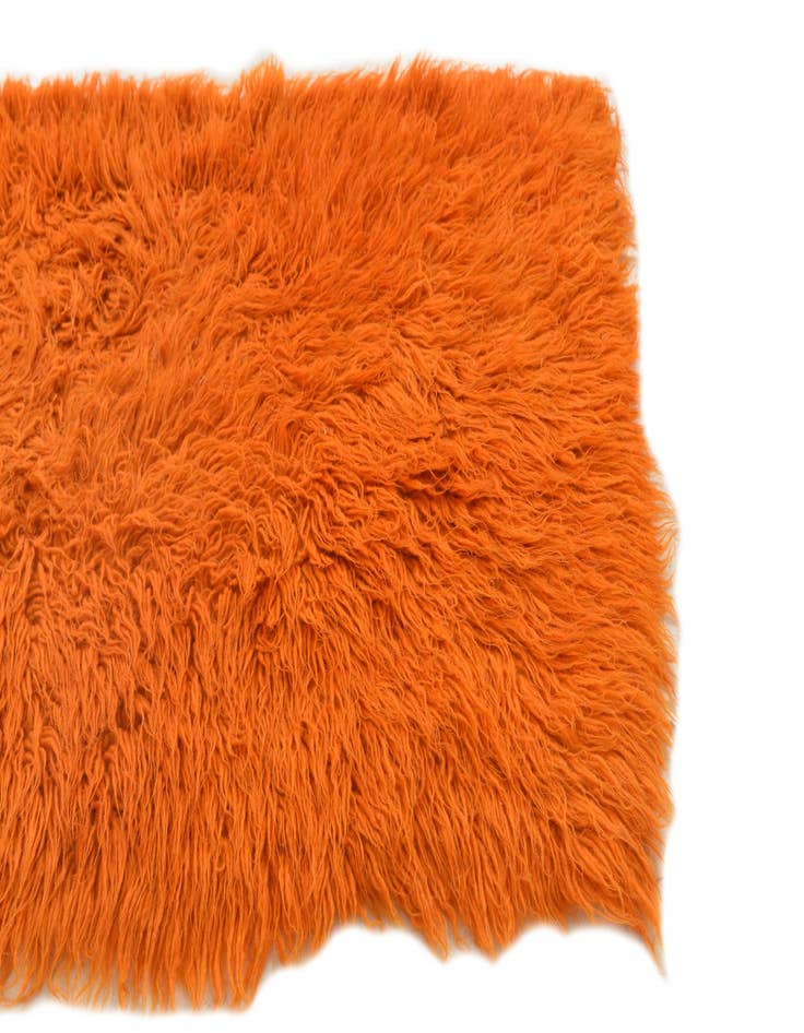 Detail image of  2' 3 x 4' 3  Hand Knotted Moroccan Wool Runner Rug