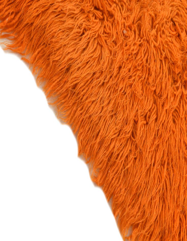 Detail image of  2' 3 x 4' 3  Hand Knotted Moroccan Wool Runner Rug