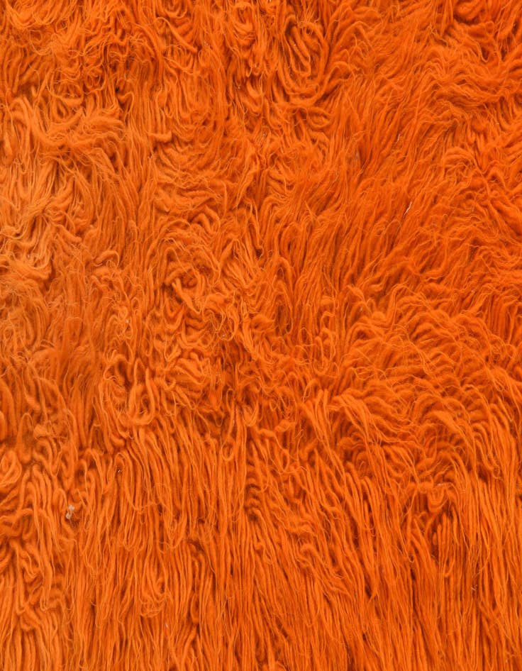 Detail image of  2' 3 x 4' 3  Hand Knotted Moroccan Wool Runner Rug