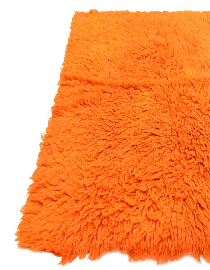 Detail image of  2' 10 x 6'  Hand Knotted Moroccan Wool Runner Rug