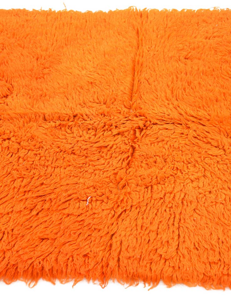 Detail image of  2' 10 x 6'  Hand Knotted Moroccan Wool Runner Rug